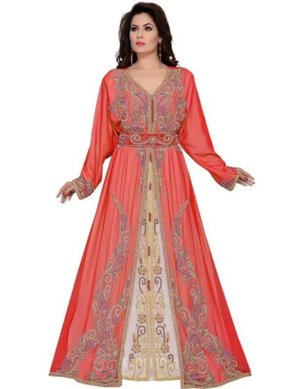 Caftan Corail Royal